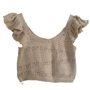 Nectar clothing crochet Top NWOT